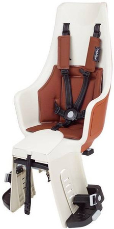 Bobike Fotelik Rowerowy Exclusive Maxi Plus Led Na Bagażnik Cinamon Brown