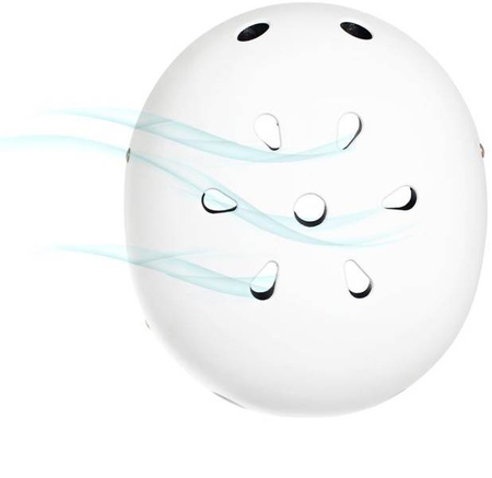 Kinderkraft Safety Kask z Naklejkami White