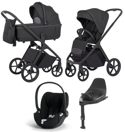 Carrello Vector CRL-6550 2025 Wózek Głęboko-Spacerowy + Cybex Cloud T I-Size Plus Fotelik Samochodowy + Baza T