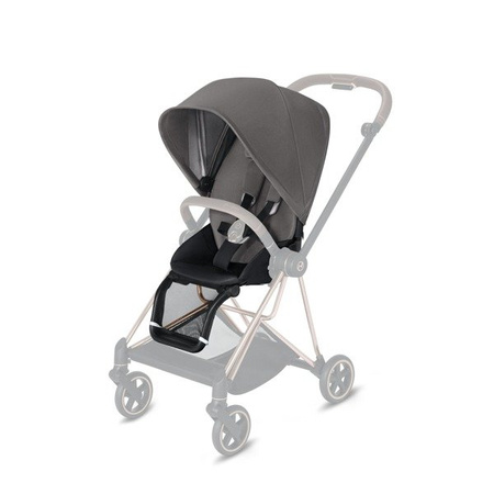Cybex Mios Wózek Głęboko-Spacerowy Rama 3.0 + Gondola 2.0 Lux Gondola Manhattan Grey Plus + Tapicerka 3.0 Siedziska Manhattan Grey Plus