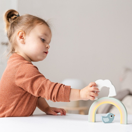 Done by Deer Drewniana Układanka Ptaszek Birdee