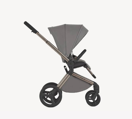 Anex Flo Wózek Głęboko-Spacerowy Charm + Cybex Aton B2 i-Size Fotelik Samochodowy 0-13kg + Baza One Volcano Black