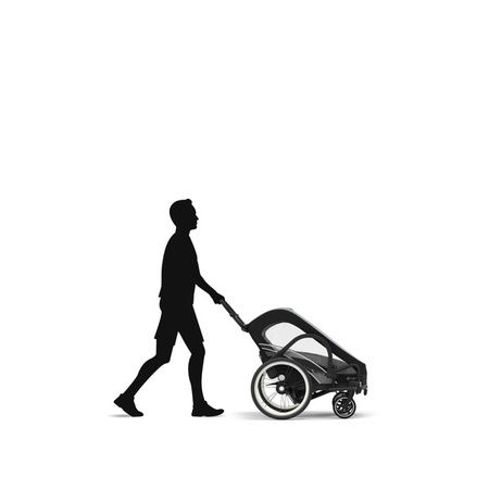 Cybex Zeno Bike Przyczepka Rowerowa All Black