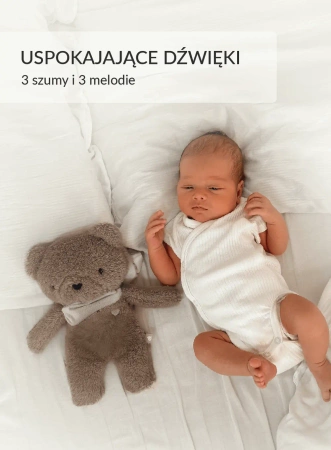 Szumisie Szumiący Miś 5w1 z Lampką Brąz