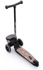 Scootandride Highwaykick 2 Lifestyle Hulajnoga Trójkołowa Balansowa z Zamykanym Schowkiem 2+ Brown Lines