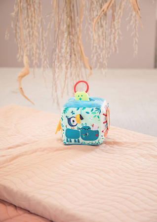 LILLIPUTIENS Kostka dźwiękowa wielofunkcyjna Dżungla 9 m+