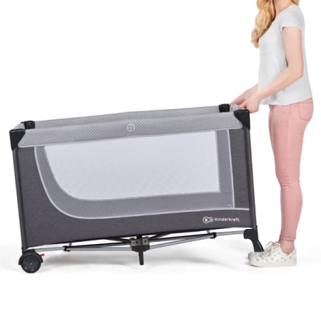 Kinderkraft Leody Łóżeczko Turystyczne Grey