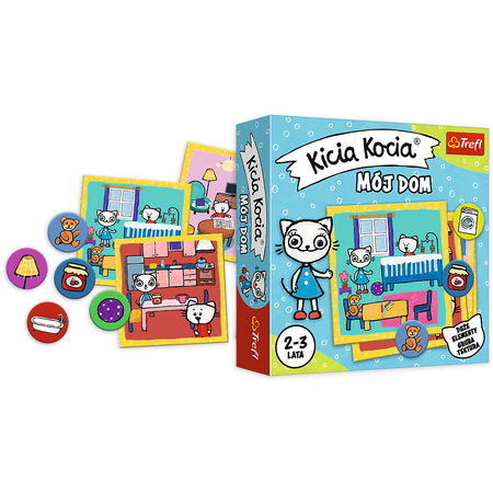 Trefl GRY- Kicia Kocia Mój dom/Media Rodzina