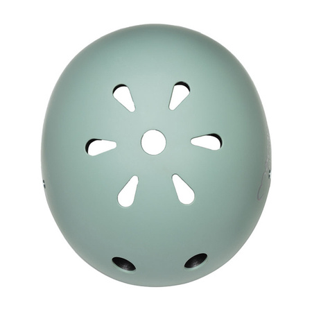 MoMi Mimi Dziecięcy Kask Rowerowy Zielony Matowy