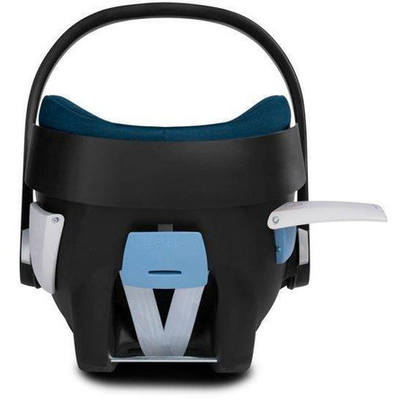 Cybex Talos S Lux Wózek Głęboko-Spacerowy + Cybex Aton 5 Fotelik Samochodowy 0-13kg + Adaptery Srebrna Rama Deep Black