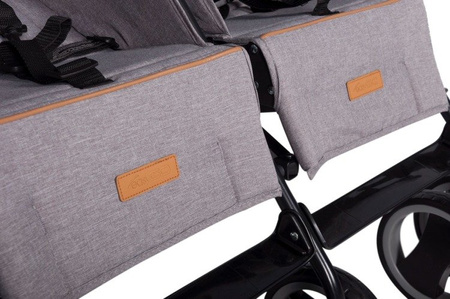 Easy Go Duo Comfort Wózek Spacerowy Bliźniaczy Denim 03