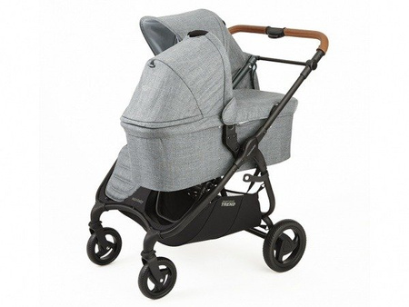 Valco Trend Duo Tailor Made Wózek Spacerowy Bliźniaczy Grey Marle