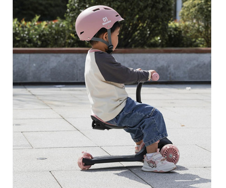 Qplay Hulajnoga Sema Evo 3w1 Coral Pink