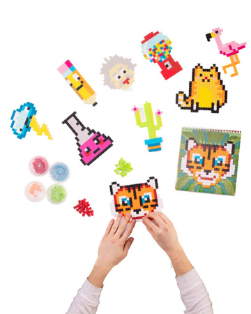 Fat Brain Toy Jixelz Puzzelki Pixelki Mega Zestaw Kreatora