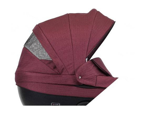 Kunert Mila Premium Wózek Głęboko-Spacerowy 2w1 Grafit + Jeans Grafitowa Rama Koła Żelowe