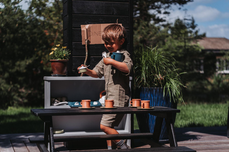 Dantoy BIO zestaw kawowy blue