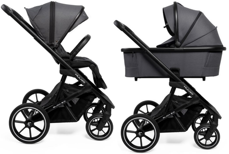 Muuvo Slick 2.0 Wózek Głęboko-Spacerowy Iron Graphite