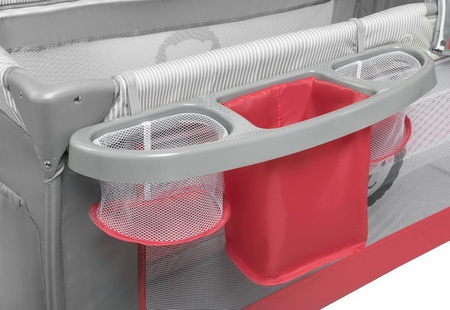 Lionelo Sven Plus Łóżeczko Turystyczne Desert Rose