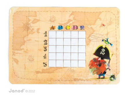 USZKODZONE OPAKOWANIE Statki gra magnetyczna, Janod