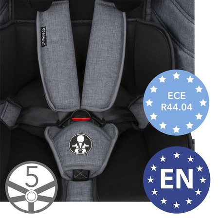 Kidwell MAVER - Fotelik Samochodowy 0-36 kg Grey