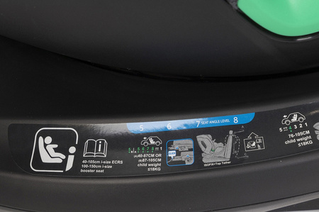 Easy Go Cosy Fotelik Samochodowy 0-36 kg Greener