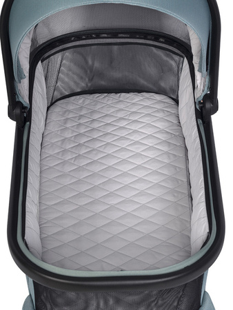 Cavoe Axo Shine Wózek Głęboko-Spacerowy 2w1 + Torba + Adaptery Boho Green