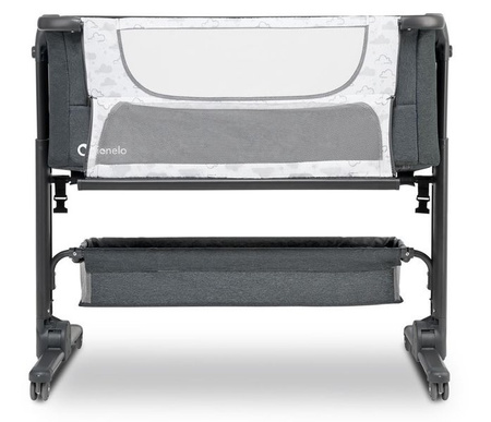 Lionelo Łóżeczko 3 w 1 Timon + Materac Graphite