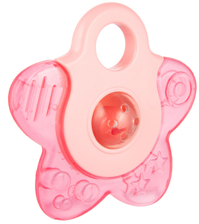 Canpol Babies Gryzak wodny z grzechotką Gwiazda Różowy