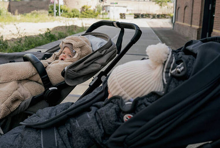 Lodger Polarowy Wielofunkcyjny Otulacz z Polaru Beżowy Teddy Beige