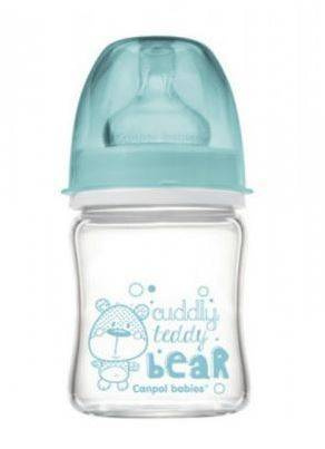 Canpol Babies Easy Start Butelka Szklana Antykolkowa 120 Ml Bear