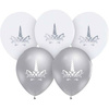 Godan Balon Dekoracyjny 12" Jednorożce 5 szt