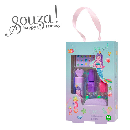 Souza! Kosmetyki do makijażu i stylizacji paznokci dla dzieci zestaw 5 el. Syrenka