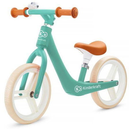 Kinderkraft Fly Plus Rowerek Biegowy Green + Kinderkraft Safety Kask