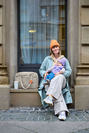 Lassig Green Label Torba dla mam z akcesoriami Everyday beige