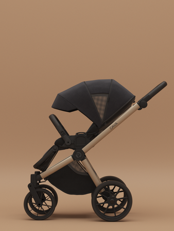 Riko Cava Wózek Głęboko-Spacerowy 02 Coal