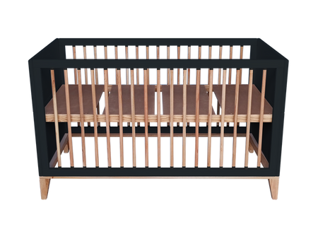 Theo Bebe Nami Wielofunkcyjne Łóżeczko Ratanowe 70x140cm Onyx