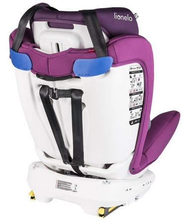 Lionelo Bastiaan 360° Fotelik Samochodowy 0-36kg Fioletowa