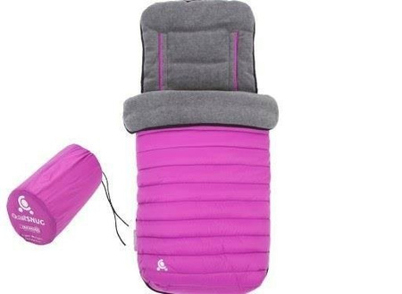 CuddleCo Comfi-Snug Śpiworek Wkładka 2w1 do Wózka Różowy