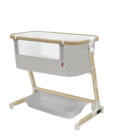 Carrello Prima CRL-16503 Łóżeczko Dostawne Cloud Grey