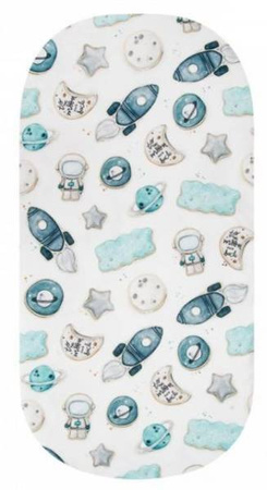 Bambusowe Prześcieradło Do Gondoli / Kosza Mojżesza 35x75 Cm 100% Bambus Kosmos