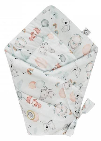 Bambusowy Rożek Dla Niemowlaka Rozmiar 74x74 Cm Balony