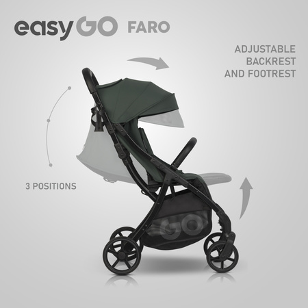 Easy Go Faro Wózek Spacerowy Sage Green