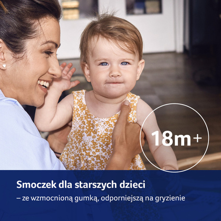 Lovi Harmony Smoczek Silikonowy Dynamiczny 18 m+ 22/908 Girl 2 Szt.