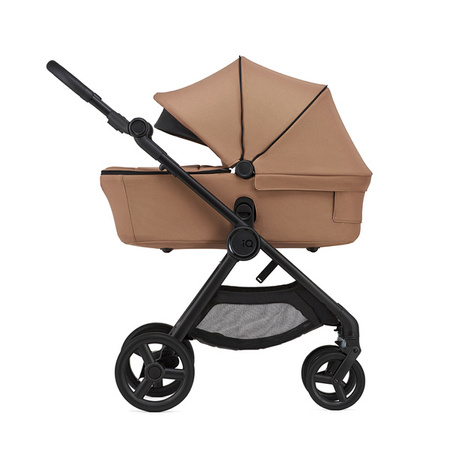 Anex IQ Basic New Transfarmation Wózek Głęboko-Spacerowy Sienna + Cybex Aton B2 i-Size Fotelik Samochodowy 0-13kg + Baza One Volcano Black