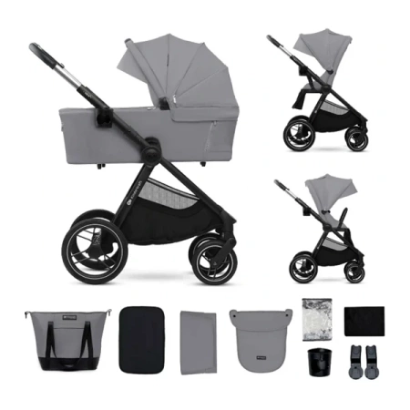 Kinderkraft Nea 2 Wózek Głęboko-Spacerowy 2w1 Light Grey