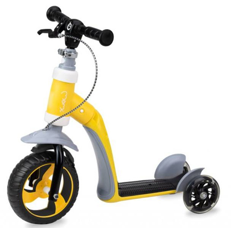 Momi Elios 2w1 Hulajnoga Jeździk Żółty