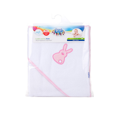Canpol Babies Okrycie Kąpielowe Dla Niemowląt z Kapturkiem 80x95cm 26/300Mix