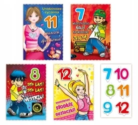 Merigraf Kartka Urodzinowa Mix