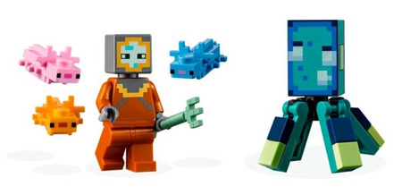 Lego Minecraft Klocki Walka ze Strażnikami 21180