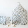 3 Sprouts Namiot Dla Dzieci Checkerboard Green